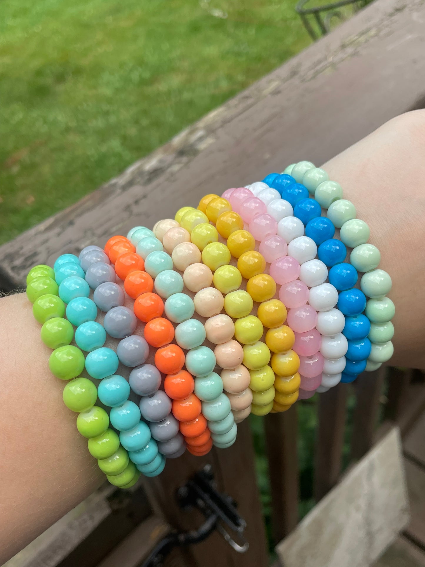 Mystery glass bracelet