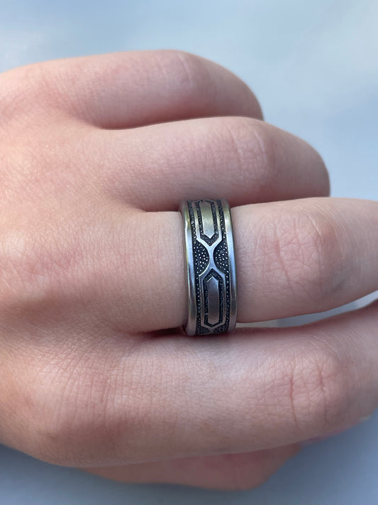 Stainless steel spoon ring